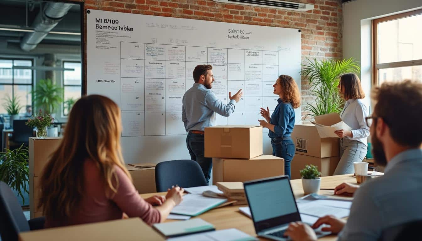 Illustration: Comprendre le délai à respecter pour un déménagement d’entreprise