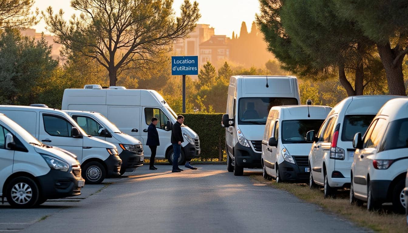 Illustration: Les offres variées pour la location d’utilitaire dans la région d’Orange