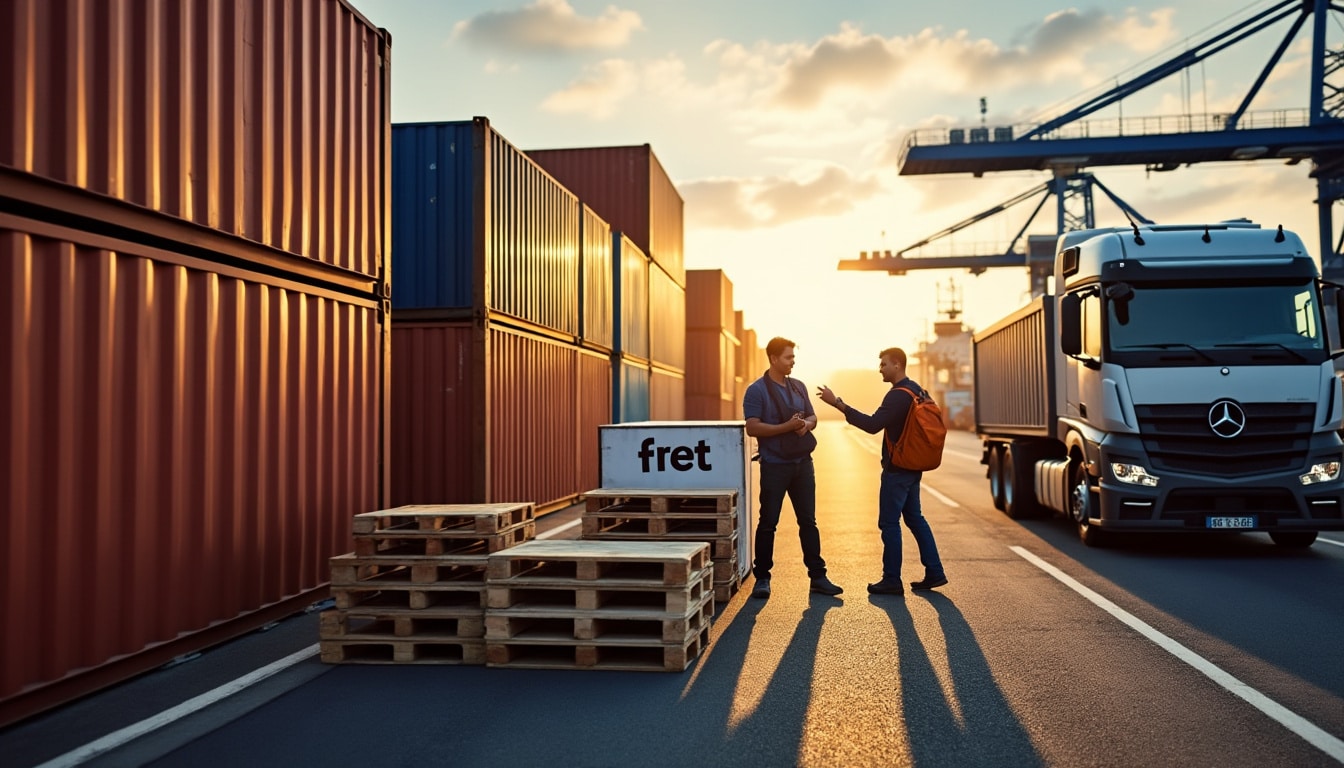 Illustration: Comprendre la notion fondamentale du fret et son double sens