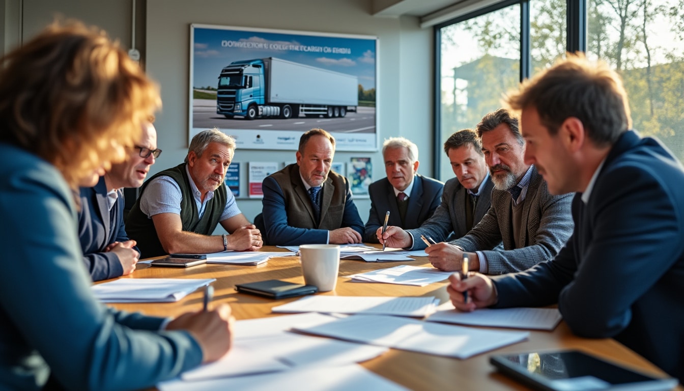 Illustration: Comprendre le rôle et le cadre de la convention collective dans le transport routier