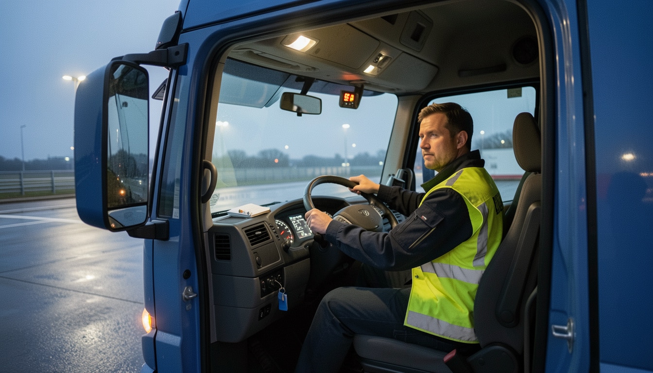 Amplitude d’un chauffeur routier avec départ avant 6 h