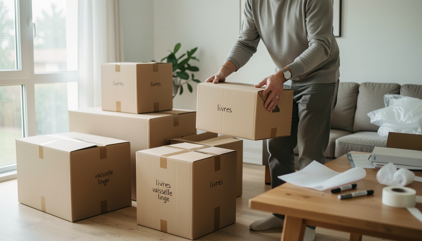 Cartons de déménagement : bien choisir chaque caisse