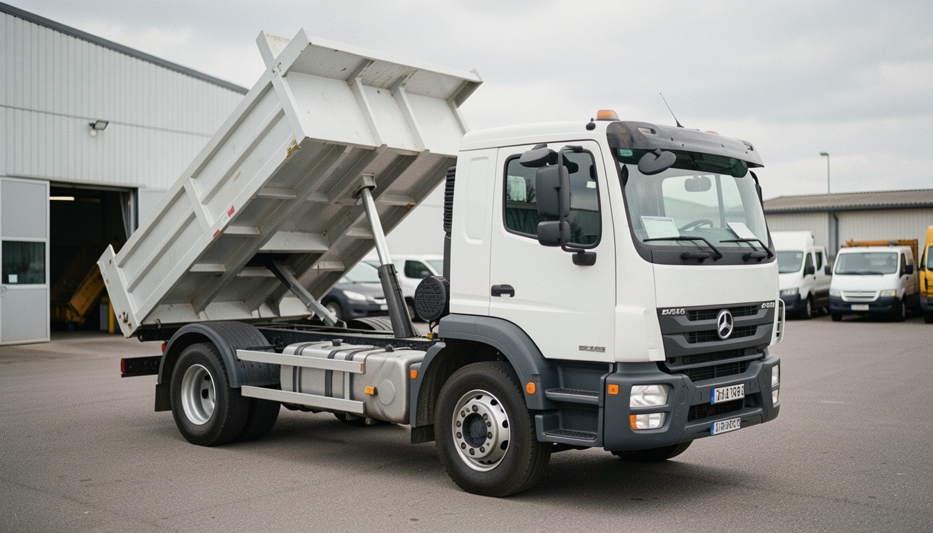 Choisir un camion benne d’occasion de 3,5 tonnes