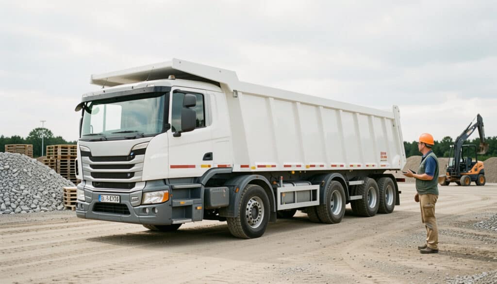 Dimensions d’une benne de camion selon votre chantier