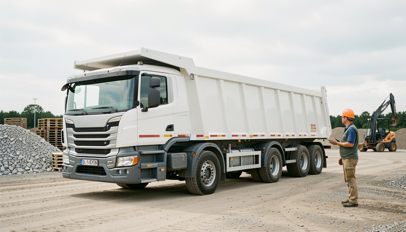 Dimensions d’une benne de camion selon votre chantier
