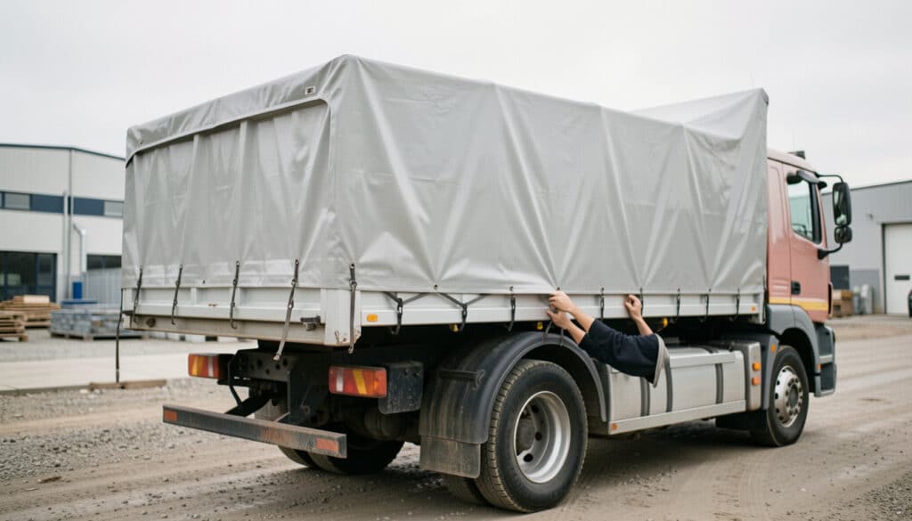 Bâche pour camion : bien protéger et fixer sa benne