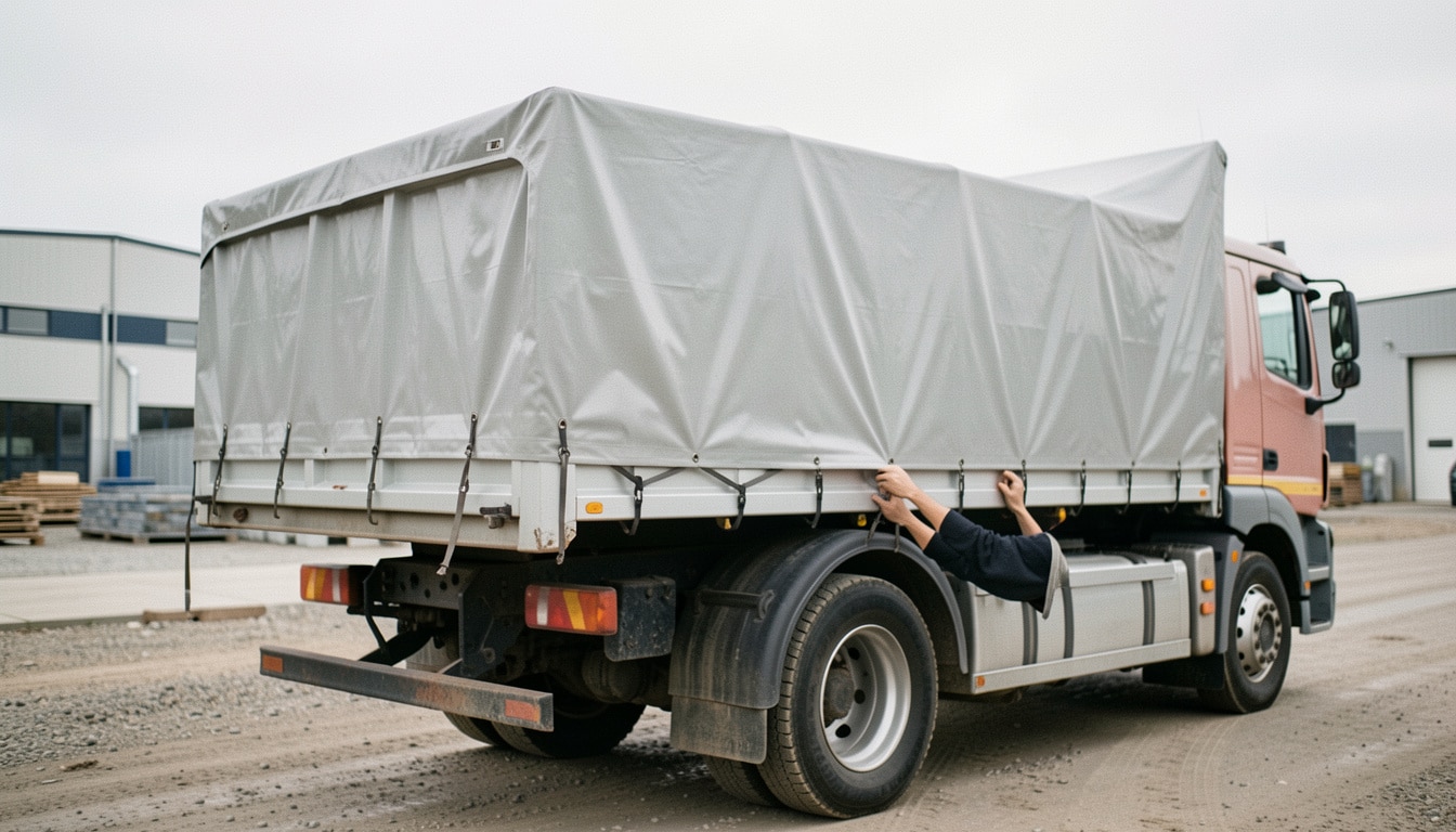 Bâche pour camion : bien protéger et fixer sa benne