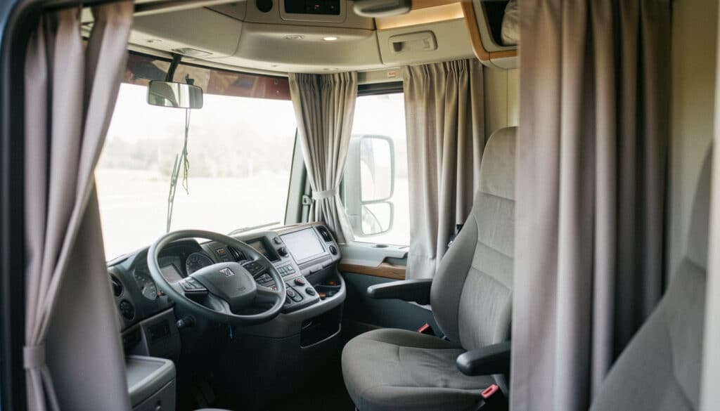 Bien choisir ses rideaux de cabine pour poids lourds