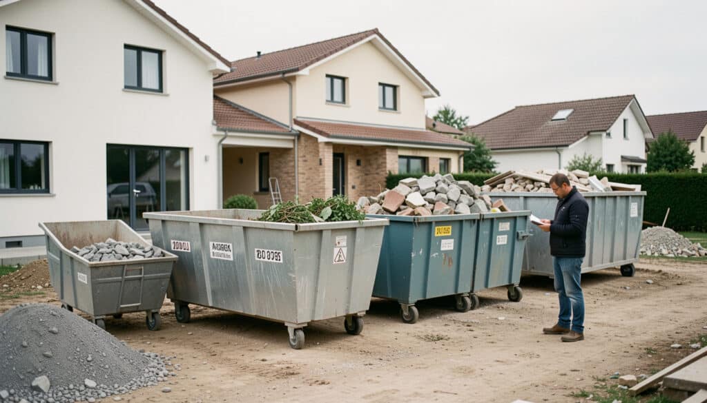 Quelle taille de benne choisir selon vos travaux ?