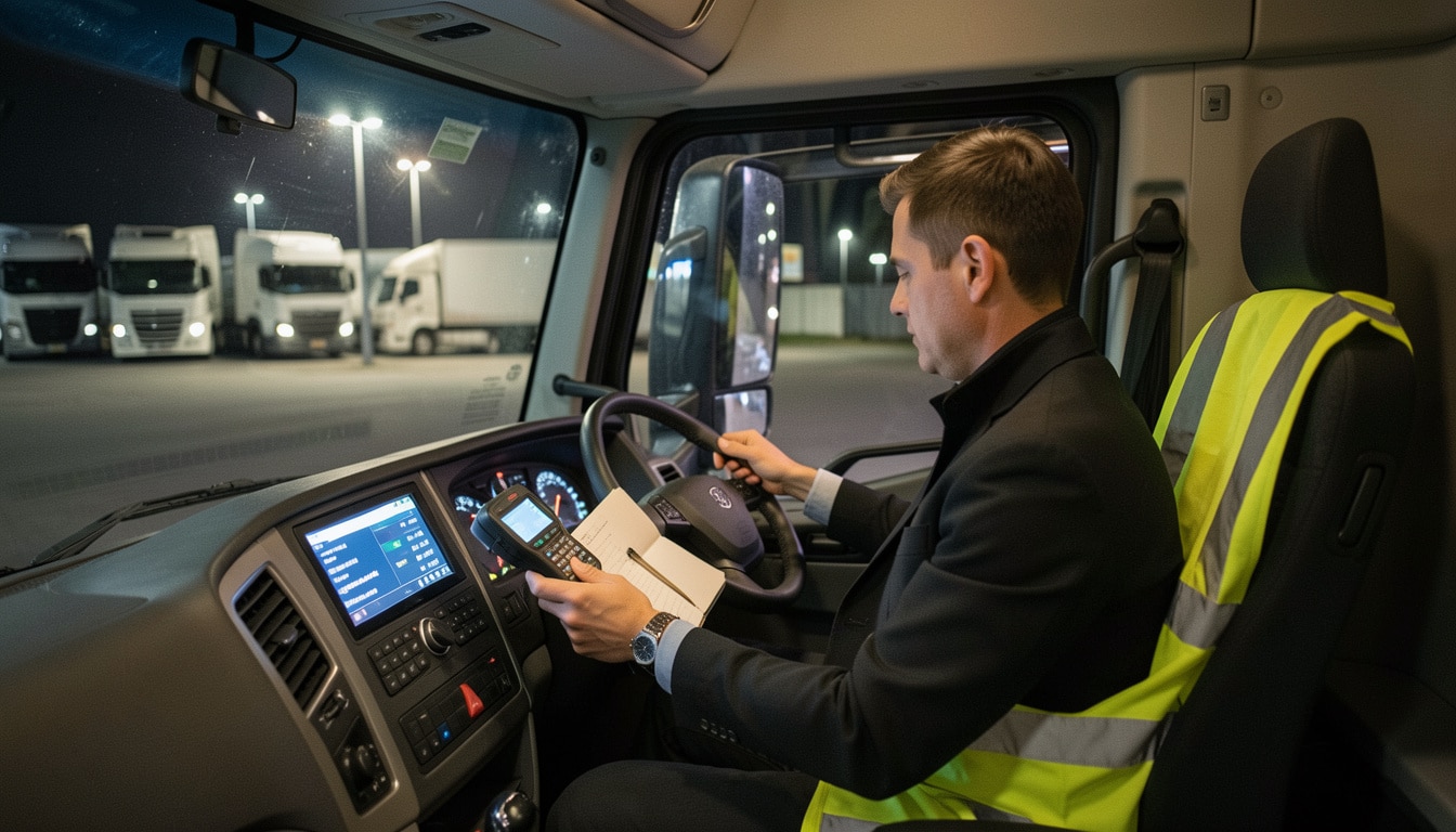 Temps de service du chauffeur routier de nuit